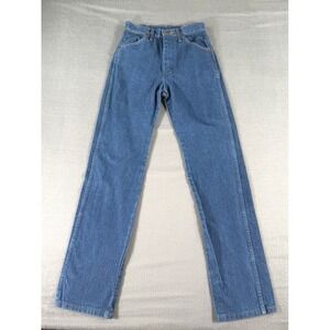 Vintage Wrangler Women's High Rise Straight Leg Jeans 24x42‎ Long Cowgirl Y2K